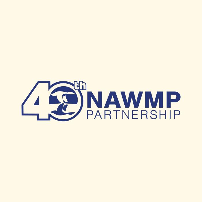 Large 40th Anniversary NAWMP Logo translated to English